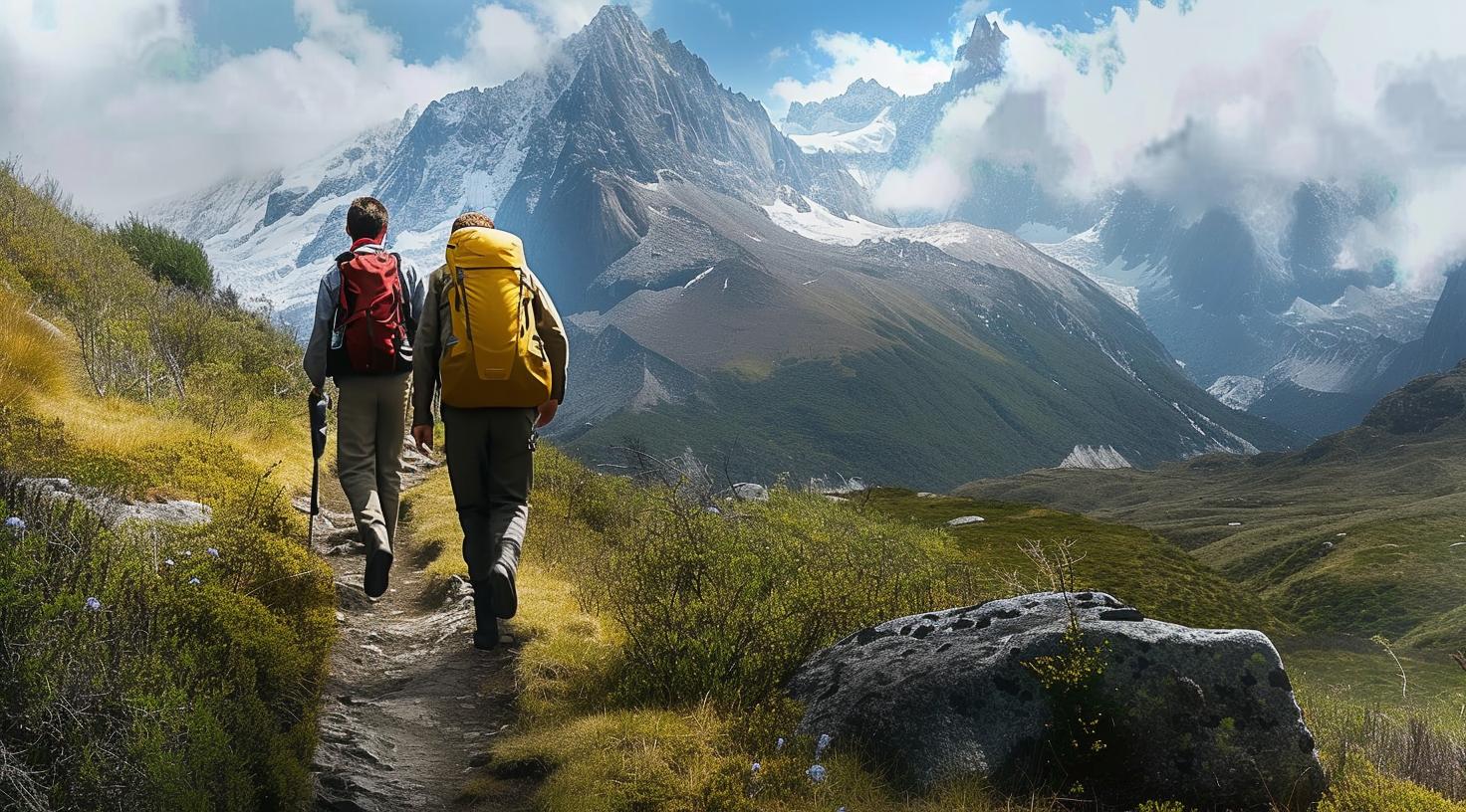 Wandern in den Bergen
